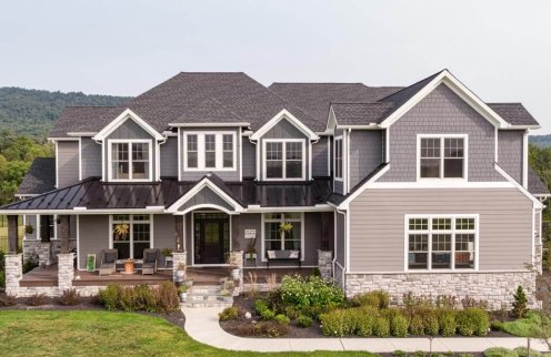 Gloss Black Standing Seam Roofing