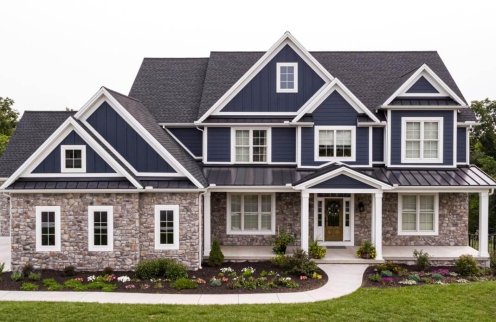 Gloss Black Standing Seam Roofing