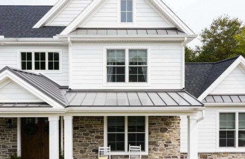 Charcoal Standing Seam Roofing