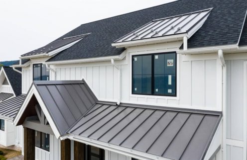 Charcoal Standing Seam Roofing